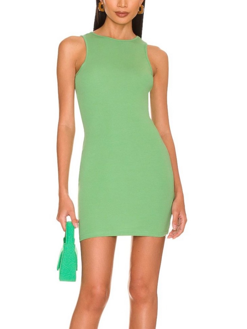 All The Ways Stefana Tank Mini Dress — Light Green